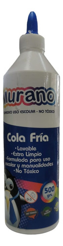 Cola Fria Murano 500gm De Uso Escolar Lavable