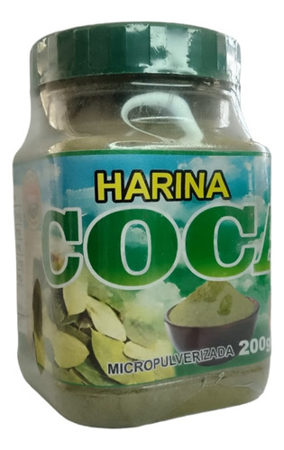 Harina De Coca Pura Organica X 200 Gramos Perú 