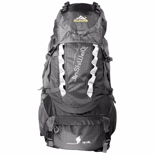 Mochila Maleta De Campismo Campamento 80 L Negra D3020