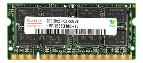 Memória Ram So-dimm Hynix Notebook 2gb Ddr2 667mhz Pc2 5300s