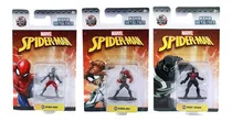 Comprar 3 Figuras Nano Metalfigs Marvel Spiderman Venom Spider Girl