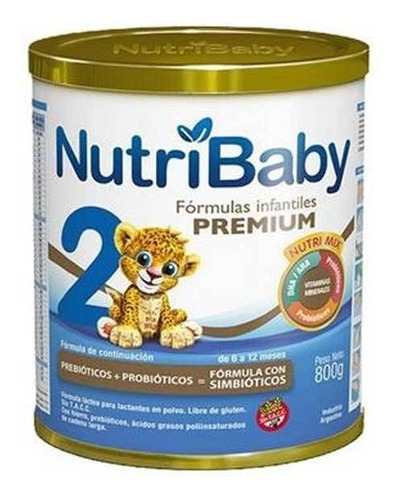 Nutribaby 2 Premium Leche 6 A 12 Meses X 800g