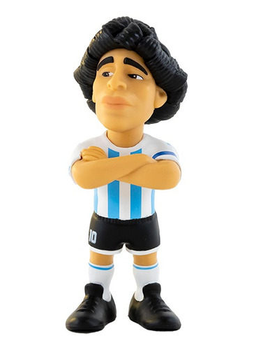 Figura Diego Maradona Minix Footbal Stars 10a 12cm M4e 