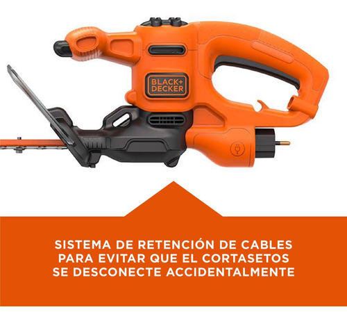Imagen 6 de 12 de Cortasetos 420w Black+decker Beht201k-b3