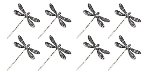 Pinzas Vintage 8 Libélulas Para Pelo
