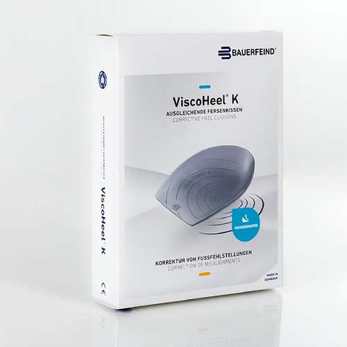 Taloneras Pie Varo Valgo Correctivas Viscoheel K Bauerfeind Color Gris Talla De La Talonera 1