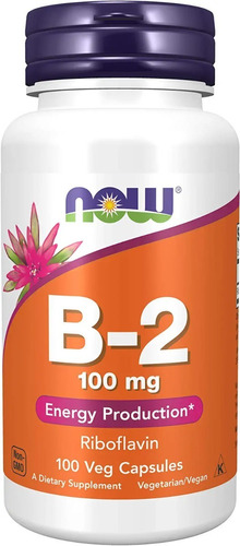 Vitamina B2 100 Mg X 100 Cap - Unidad a $1020