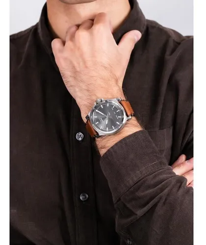 Reloj Diesel DZ1910/0kn 47mm de cuero marrón para hombre