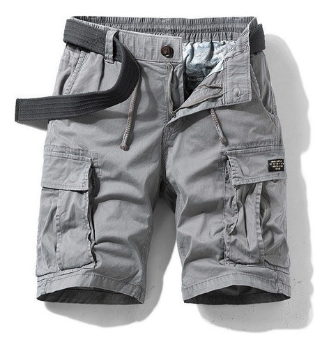 Pantalones Cortos Casuales De Algodón For Hombres .