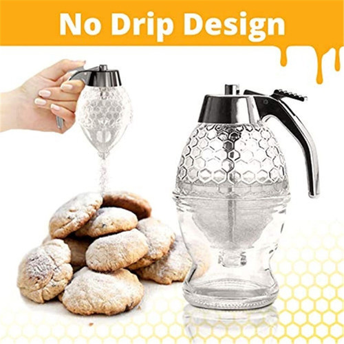 * Dispensador De Miel, Jarabe Sin Goteo, Recipiente For