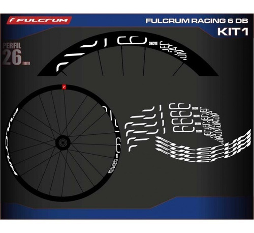 Calco Kit Llanta Fulcrum Racing 6 Db K