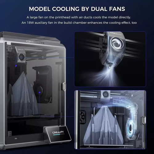 Impresora 3d Creality K1 Negro Fdm + Caja Secadora Filamento