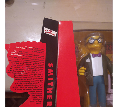 Simpsons Playmates Smithers Edicion De Lujo 22cm En Caja (Usado)