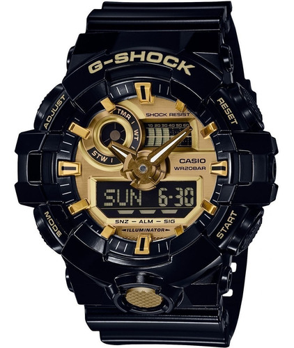 Casio G-shock Ga-710gb-1acr Gold Reloj Hombre