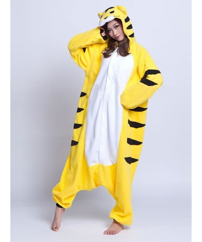 Tigre Tigrinho Pijama Macacão Kigurumi - Pronta Entrega