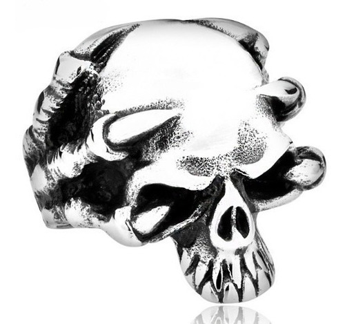 Anillo Cráneo Calavera Y Garra Chopper Biker Acero Hombre