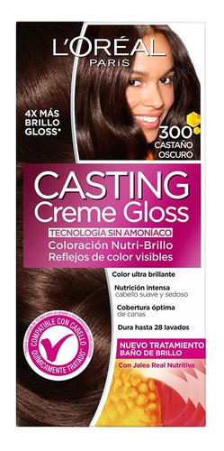 Casting Creme Gloss Castaño Oscuro 300 [45 Gr]