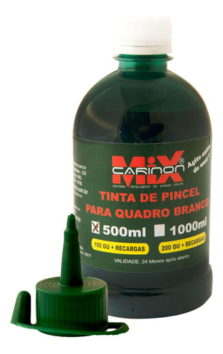 Tinta Para Pincel De Quadro Branco 500 Ml Verde + Qualidade