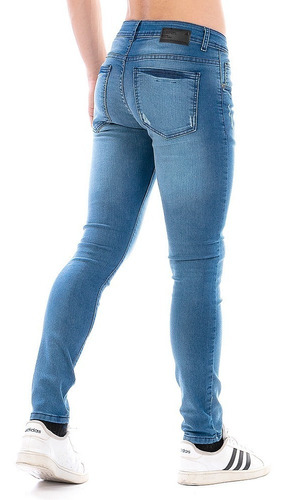 Imagen 2 de 6 de Jeans Pantalón Mezclilla Caballero Stone / Ligera Demolición
