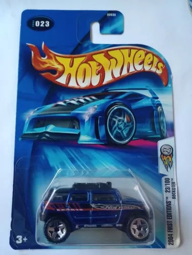 Hot Wheels Diecast Toy Car Rockster 2004 First Editions Azul