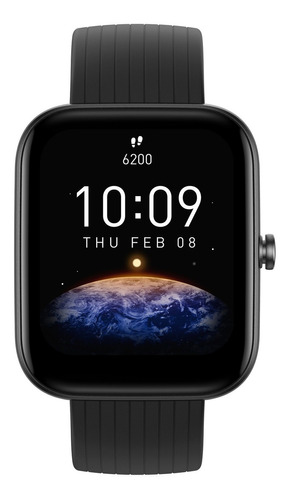 Smartwatch Amazfit Bip 3 Pro 1.69" caja de  plástico  negra, malla  black de  silicona