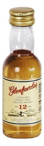 Miniatura Whisky Glenfarclas 12 Años 50ml (plástico)