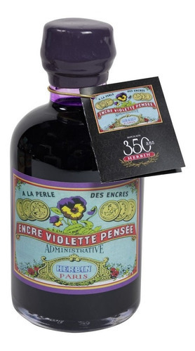 Tinta Tinteiro Violet Pensee 500ml Edição 350 Anos Herbin