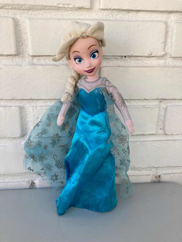 Peluche Elsa De Frozen Original Usado Con Detalle