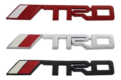 Emblema Logo Toyota Trd Metálico Para Parrilla Tuning 