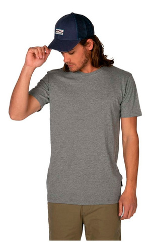 Imagen 5 de 7 de Remera Billabong Fundamental Neutral Tee Gris Hombre