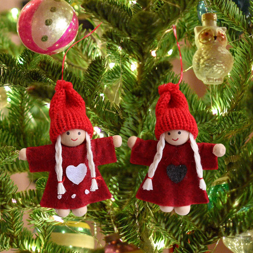 5 Conjunto De Muñecos De Nieve Para Árbol 5 Piezas
