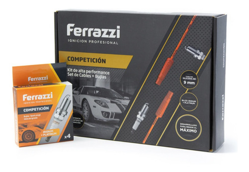 Kit Bujias + Cables De Bujias Comp - Fiat (1.1/1.3) Ferrazzi