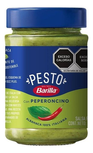 Salsa Pesto Barilla Con Peperoncino 195 G