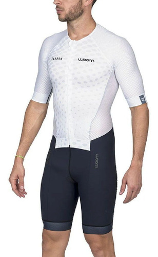 Imagem 2 de 5 de Macaquinho Woom Masculino Triathlon Com Manga Carbon Ice 20