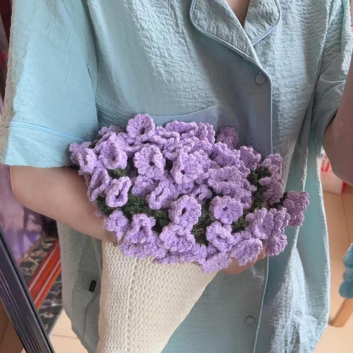 Kit De Crochet De Manta De Flores Juego De Tejido De Tejido