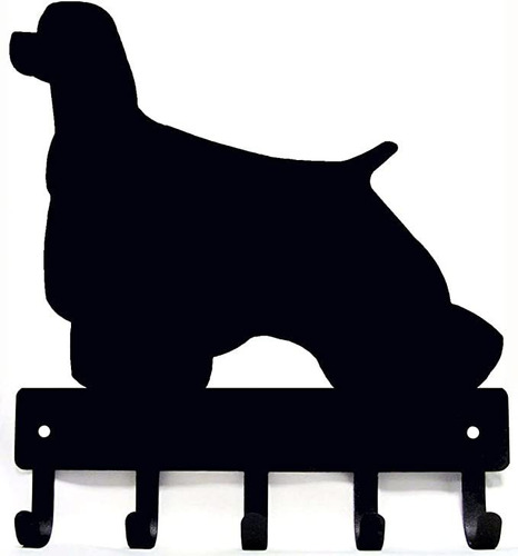 The Metal Peddler Cocker Spaniel Dog - Llavero Para Pared, .