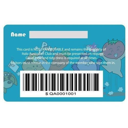 Imagen 4 de 5 de Tarjetas Pvc Doble Faz Fidelizacion Codigo Barras Pack 300