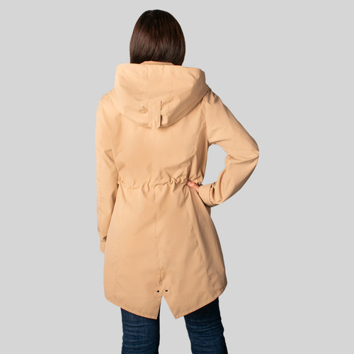 Chamarra Mujer Con Capucha Gabardina Softshell Greenlander