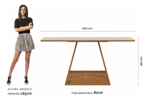Mesa Com 6 Cadeiras 1,60 Nápoles Cinam/off Wh/capuc - Ma Cor Cinamomo/off White/capucci. 02 Desenho do tecido das cadeiras Liso