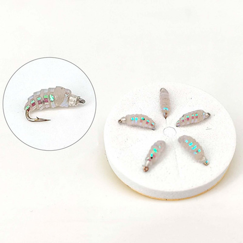 3 Señuelos De Pesca Con Mosca Con Anzuelo, Ninfa Talla 12