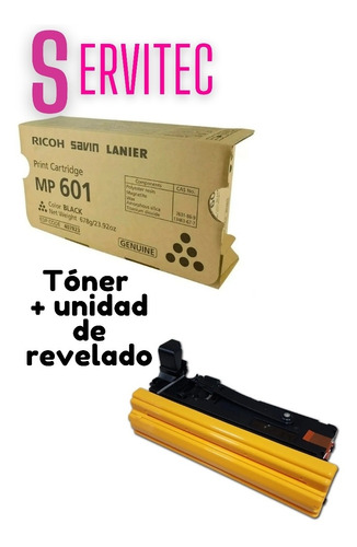 Revelador Más Toner  Mp501/601, 100% Originales 