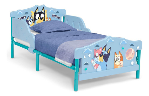 Delta Children - Cama Infantil Bluey Color Celeste