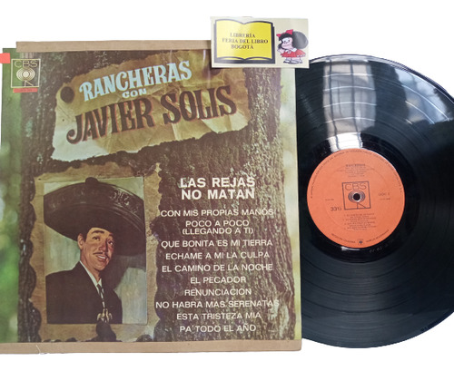 Lp - Acetato - Javier Solís - Rancheras Con Javier Solís 