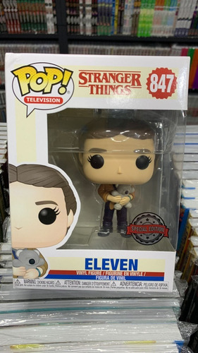 Funko Pop! Stranger Things S3 Ex - Eleven With Bear #847