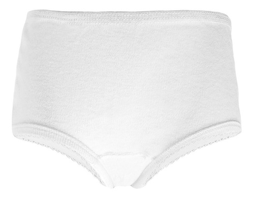 Imagen 2 de 5 de Calzón Pantaleta Infantil Niña Blanco Algodón 100% 3 Piezas