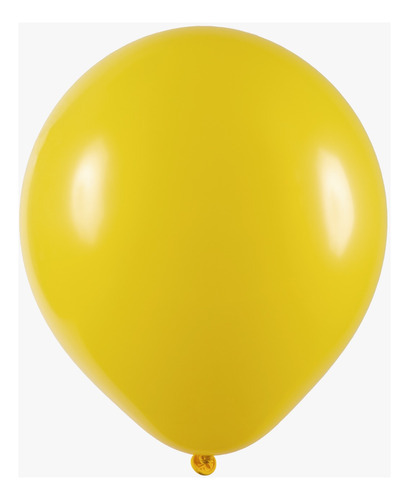 Balão Redondo 24diversas Cores3 Unidadesart Latex Cor Amarelo