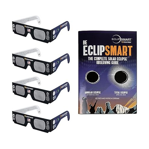 Gafas De Eclipse Solar Seguras Eclipsmart Familia (paqu...