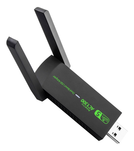 Adaptador Usb Wifi De 1300 Mbps, Doble Banda, 2.4 G, 5 Ghz,