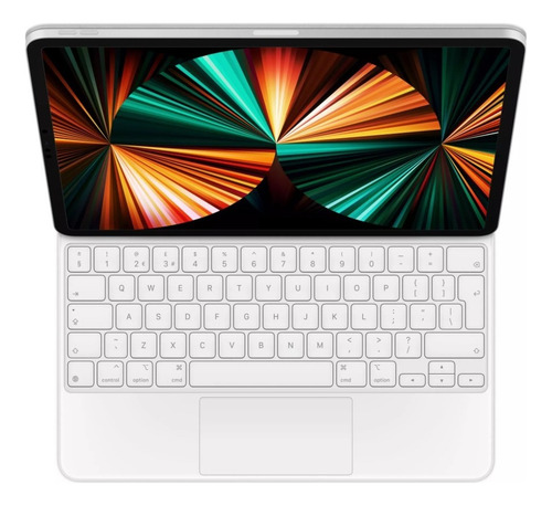Apple magic keyboard en inglés iPad Pro 11" Gen 1 a 4 iPad Air de 10,9" Gen 4 y 5 blanco