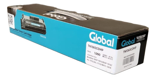 Toner Alternativo Brother Tn1060 Hl1212/ Dcp1602 Dcp1617 Negro